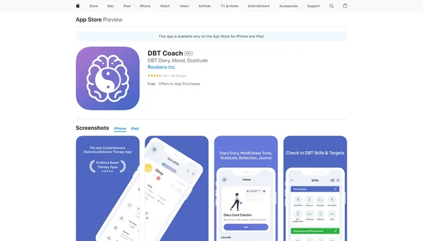DBT Coach: การบำบัดพฤติกรรมวิภาษวิธี