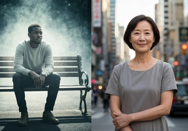 Two figures showing different reasons for social withdrawal